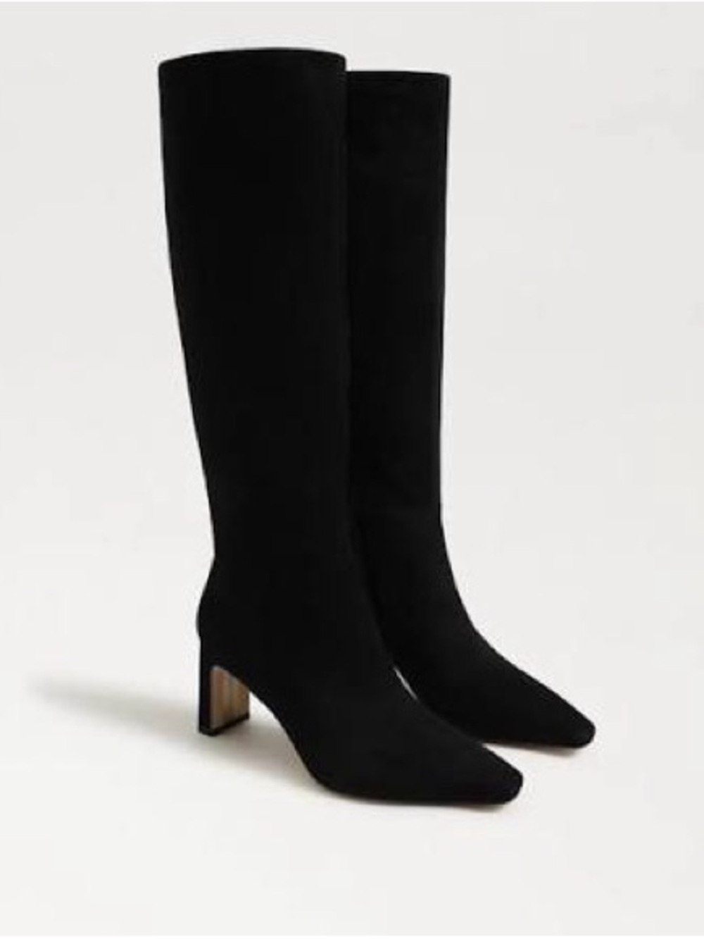 Sam Edelman Sylvia Knee High Boot Black Suede / Size 8.5